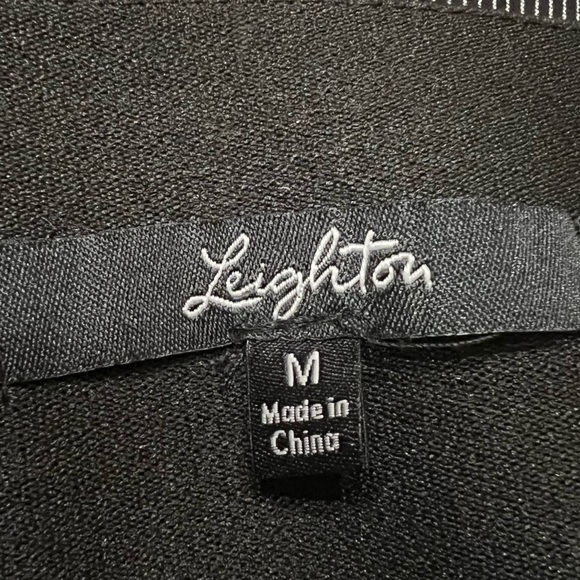 Leighton Black White Stripe Skinny Ankle Pant - Picture 5 of 8